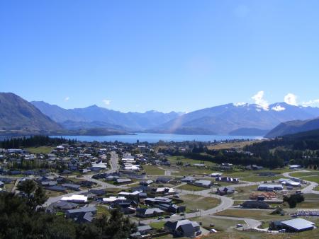 Wanaka vue du haut